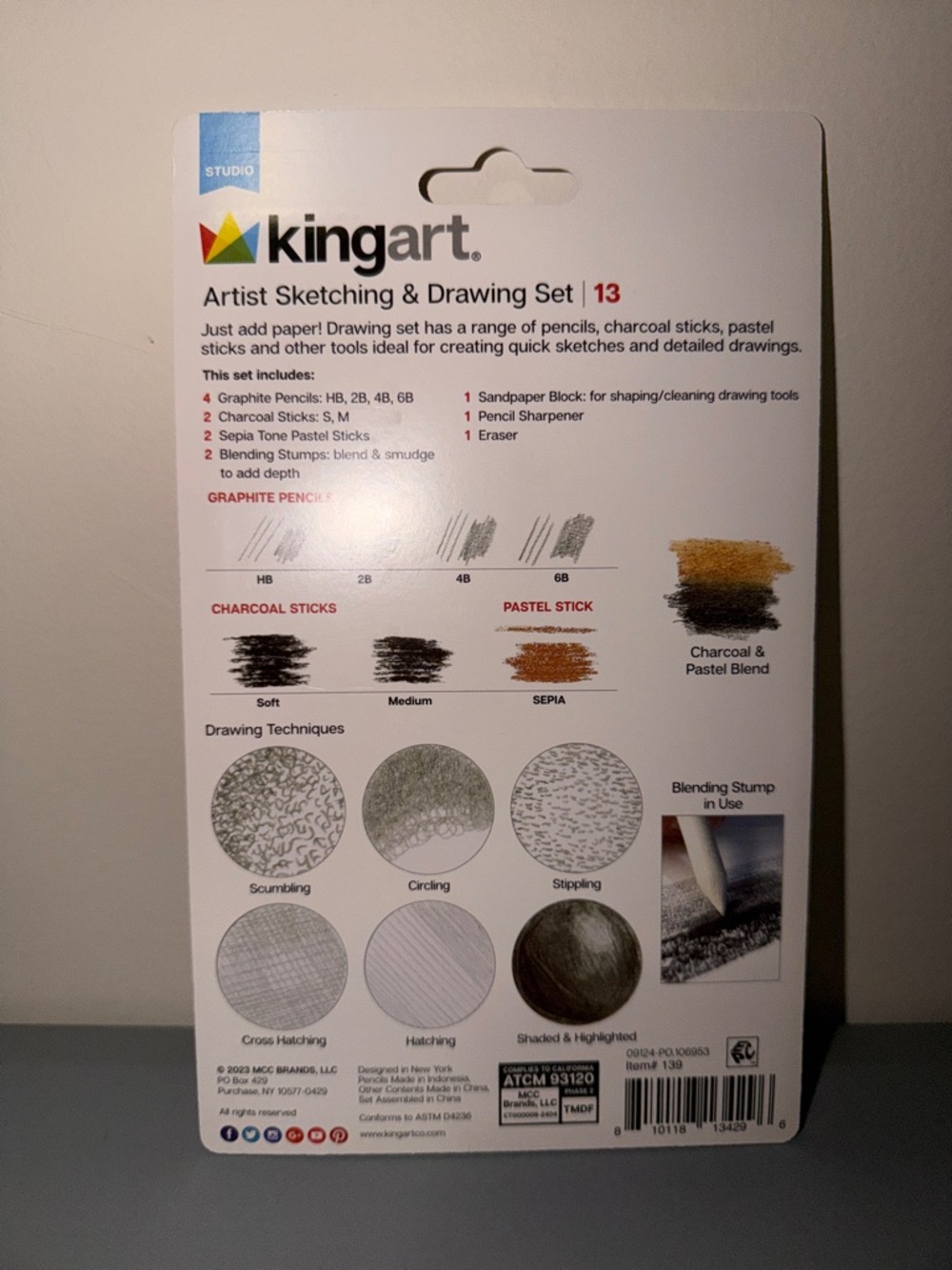 Artist Sketching & Drawing Set - Black - Picture 2 of 2
